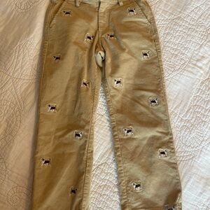 T.B.B.C. Corduroy pants with embroidered dog size 7